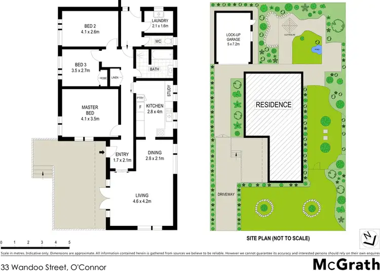 Floorplan of Homely house listing, 33 Wandoo Street, O'connor ACT 2602