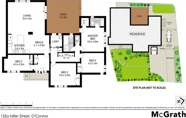 Floorplan of Homely house listing, 133A Miller Street, O'connor ACT 2602
