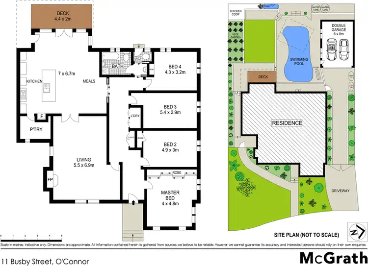 Floorplan of Homely house listing, 11 Busby Street, O'connor ACT 2602