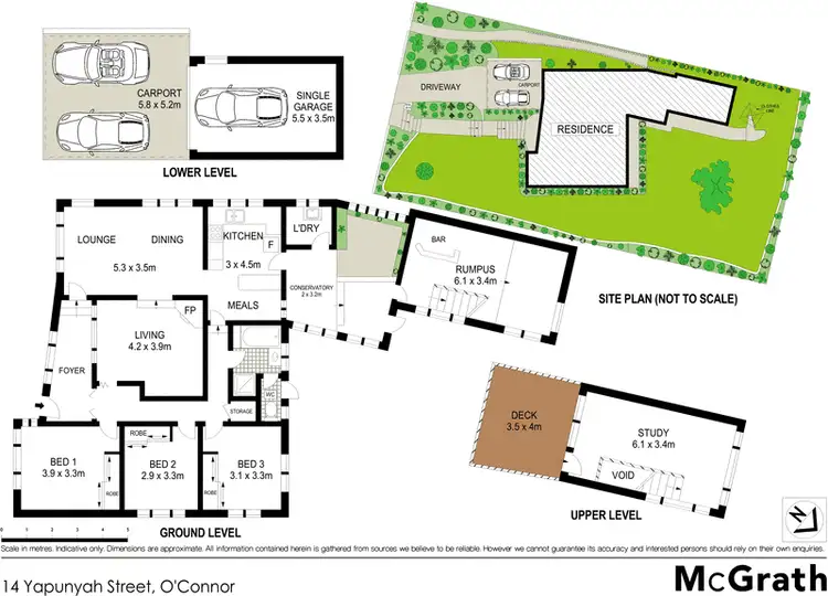 Floorplan of Homely house listing, 14 Yapunyah Street, O'connor ACT 2602
