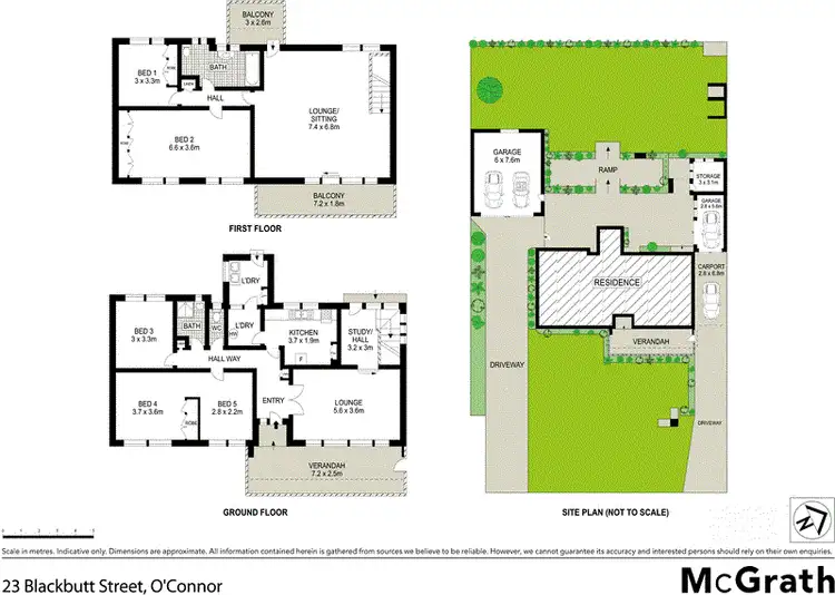 Floorplan of Homely house listing, 23 Blackbutt Street, O'connor ACT 2602