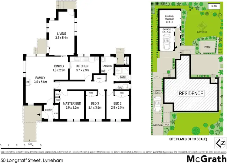Floorplan of Homely house listing, 50 Longstaff Street, Lyneham ACT 2602