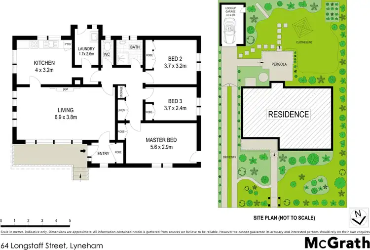 Floorplan of Homely house listing, 64 Longstaff Street, Lyneham ACT 2602