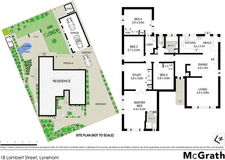 Floorplan of Homely house listing, 18 Lambert Street, Lyneham ACT 2602