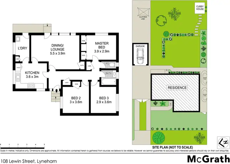 Floorplan of Homely house listing, 108 Lewin Street, Lyneham ACT 2602