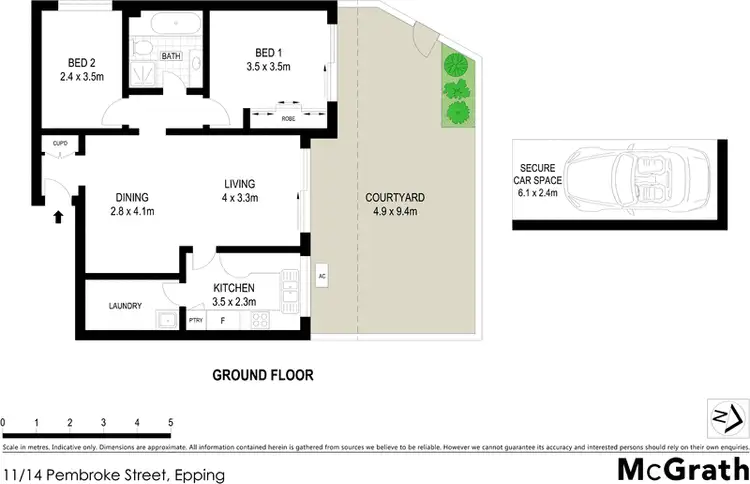 Floorplan of Homely villa listing, 11/14 Pembroke Street, Epping NSW 2121