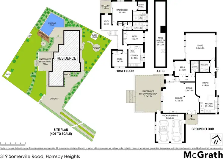 Floorplan of Homely house listing, 319 Somerville Road, Hornsby Heights NSW 2077