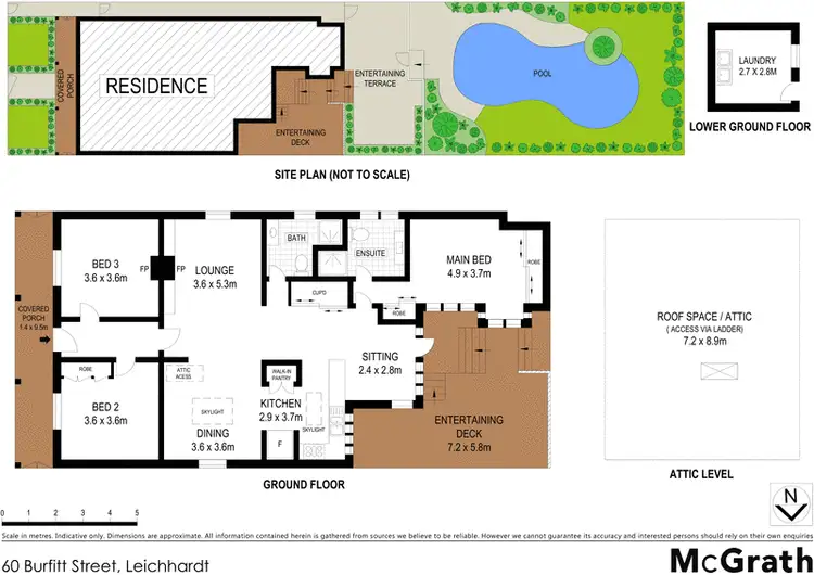 Floorplan of Homely house listing, 60 Burfitt Street, Leichhardt NSW 2040