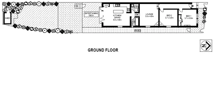 Floorplan of Homely house listing, 2 McDonald Street, Leichhardt NSW 2040