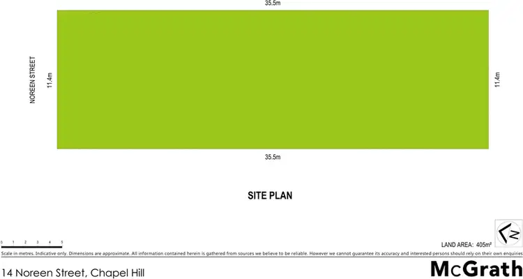 Floorplan of Homely land listing, 14 Noreen Street, Chapel Hill QLD 4069