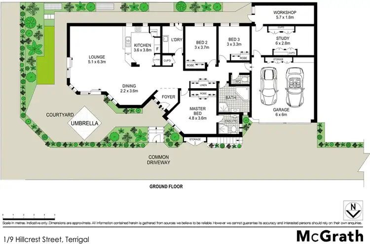 Floorplan of Homely apartment listing, 1/9 Hillcrest Street, Terrigal NSW 2260