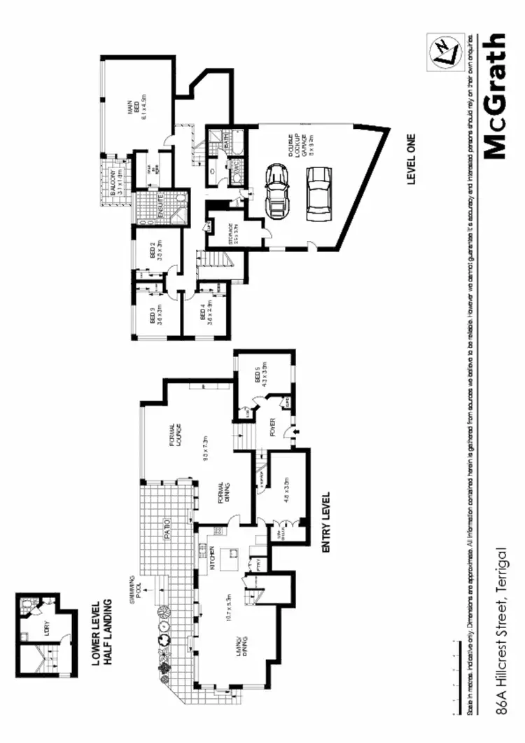 Floorplan of Homely house listing, 86A Hillcrest Street, Terrigal NSW 2260