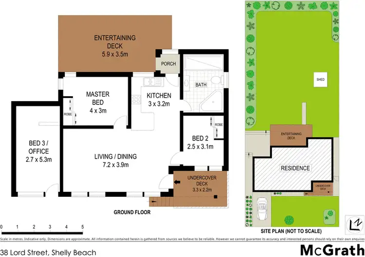 Floorplan of Homely house listing, 38 Lord Street, Shelly Beach NSW 2261