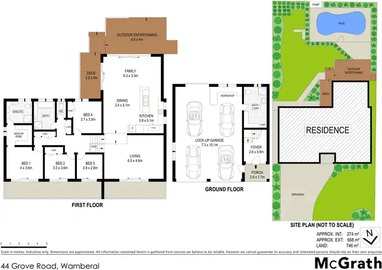 Floorplan of Homely house listing, 44 Grove Road, Wamberal NSW 2260