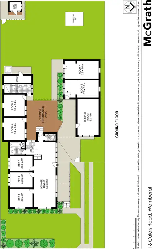 Floorplan of Homely house listing, 16 Calais Road, Wamberal NSW 2260