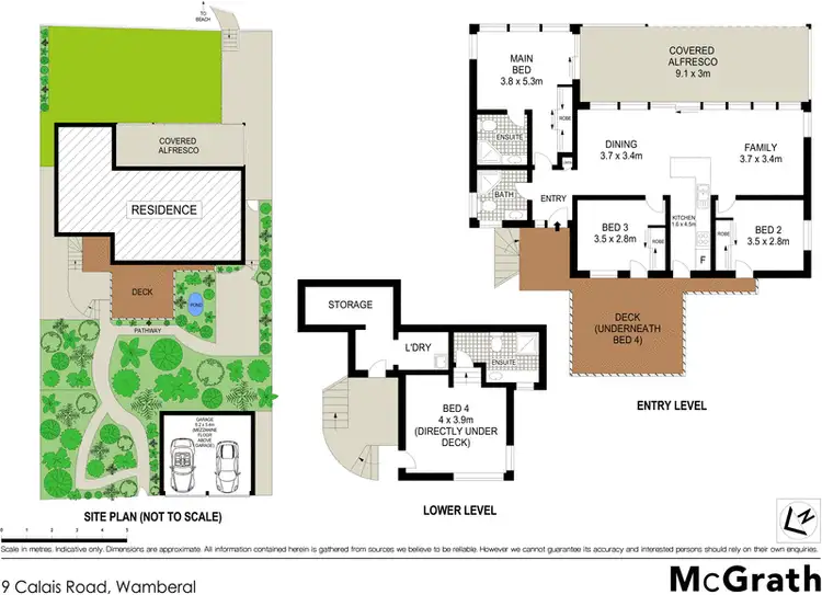 Floorplan of Homely house listing, 9 Calais Road, Wamberal NSW 2260