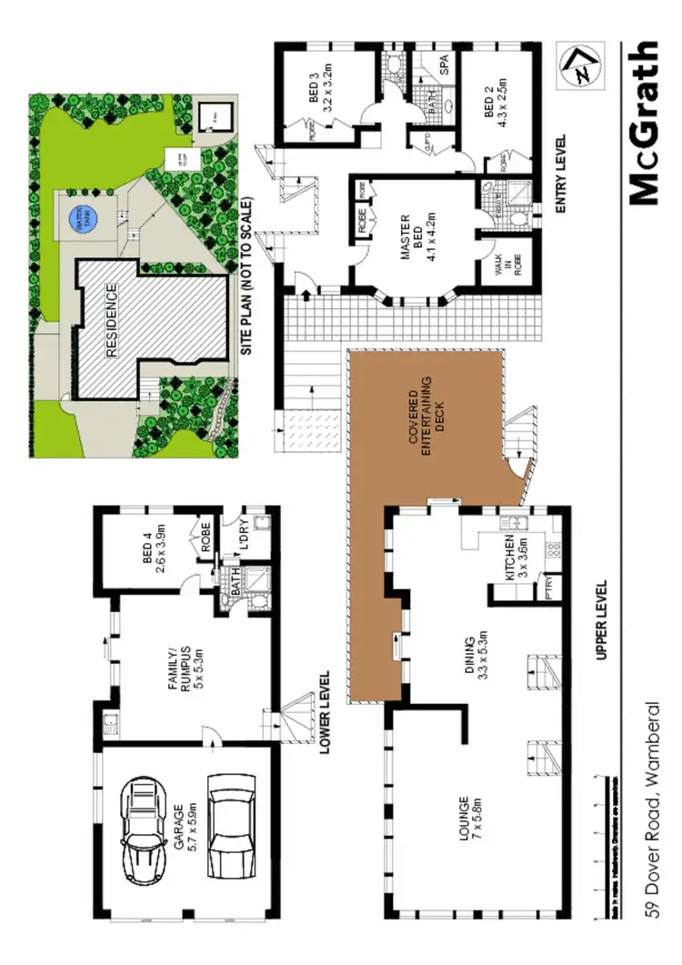 Floorplan of Homely house listing, 59 Dover Road, Wamberal NSW 2260