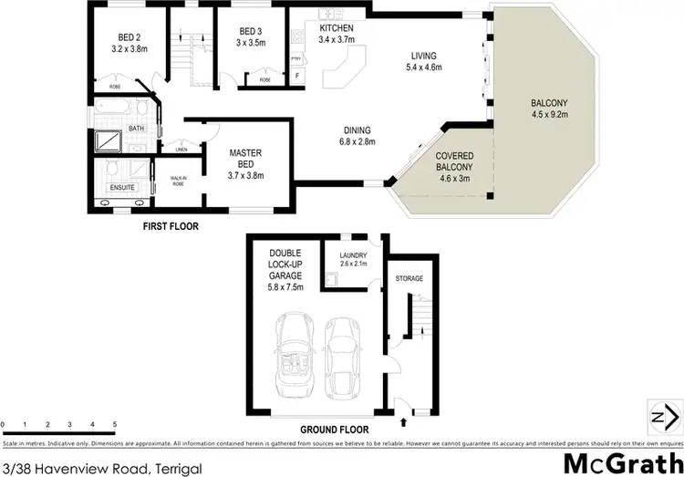 Floorplan of Homely townhouse listing, 3/38 Havenview Road, Terrigal NSW 2260