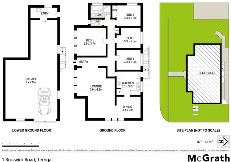 Floorplan of Homely house listing, 1 Brunswick Road, Terrigal NSW 2260