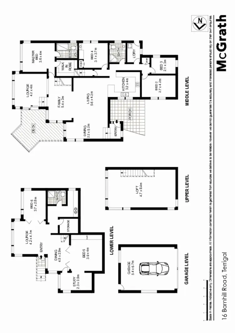 Floorplan of Homely house listing, 16 Barnhill Road, Terrigal NSW 2260