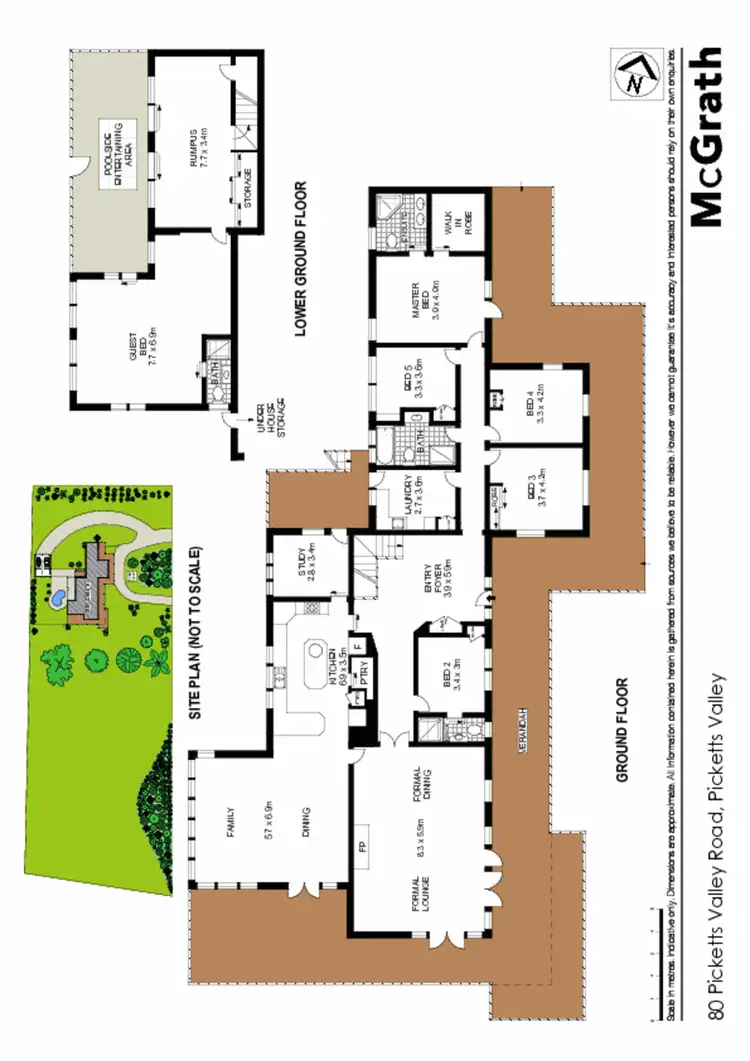 Floorplan of Homely rural property listing, 80 Picketts Valley Road, Picketts Valley NSW 2251