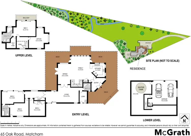 Floorplan of Homely rural property listing, 65 Oak Road, Matcham NSW 2250