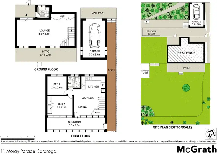 Floorplan of Homely house listing, 11 Moray Parade, Saratoga NSW 2251