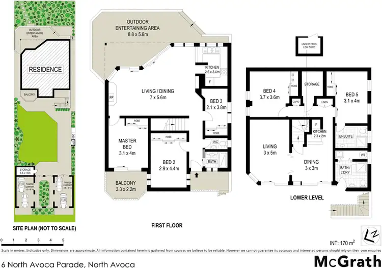 Floorplan of Homely house listing, 6 North Avoca Parade, North Avoca NSW 2260