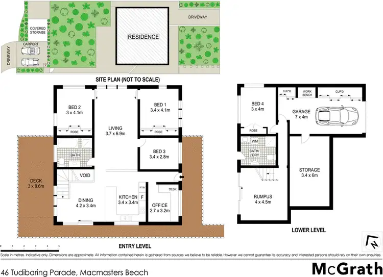 Floorplan of Homely house listing, 46 Tudibaring Parade, Macmasters Beach NSW 2251
