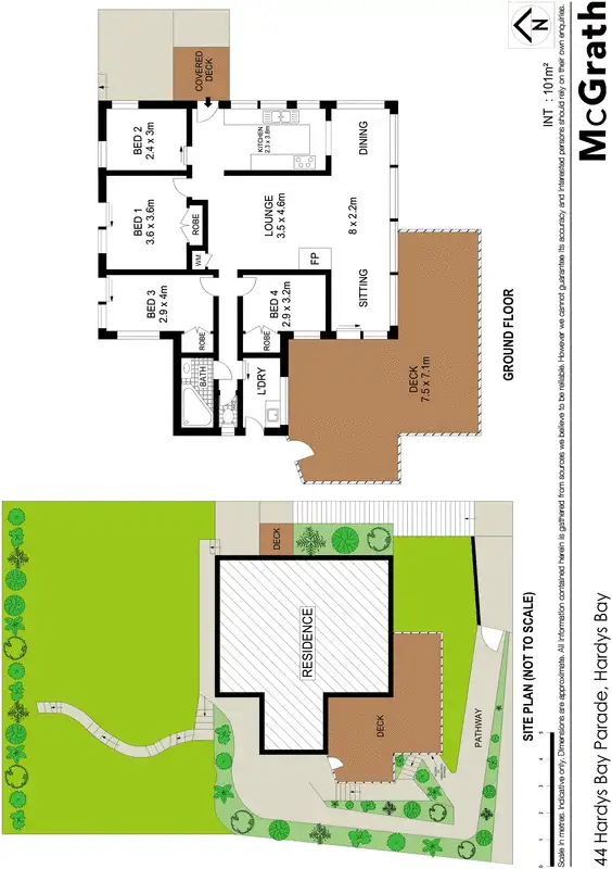 Floorplan of Homely house listing, 44 Hardys Bay Parade, Killcare NSW 2257