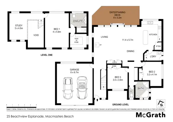 Floorplan of Homely house listing, 25 Beachview Esplanade, Macmasters Beach NSW 2251