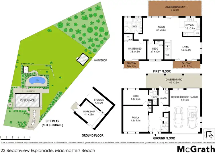 Floorplan of Homely rural property listing, 23 Beachview Esplanade, Macmasters Beach NSW 2251