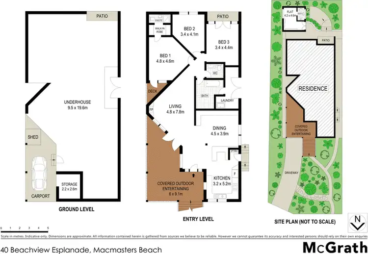 Floorplan of Homely house listing, 40 Beachview Esplanade, Macmasters Beach NSW 2251