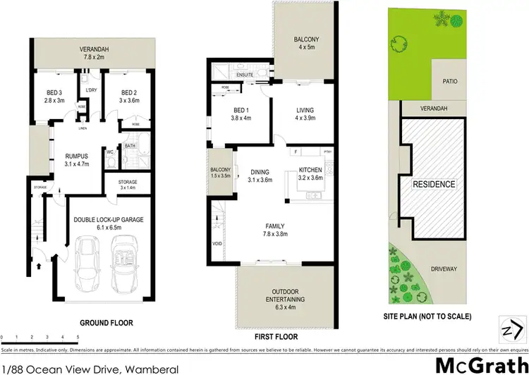 Floorplan of Homely house listing, 1/88 Ocean View Drive, Wamberal NSW 2260