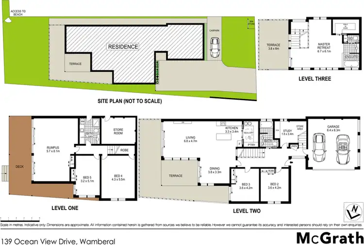 Floorplan of Homely house listing, 139 Ocean View Drive, Wamberal NSW 2260