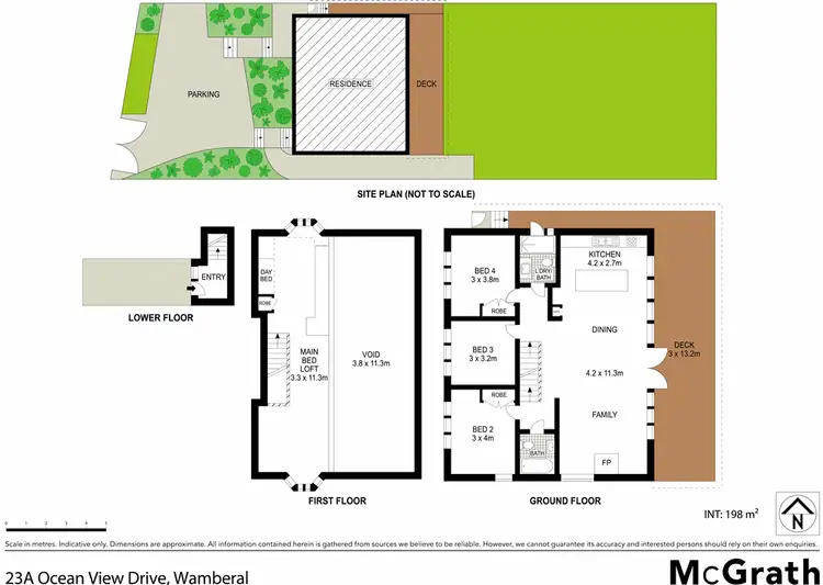 Floorplan of Homely house listing, 23A Ocean View Drive, Wamberal NSW 2260