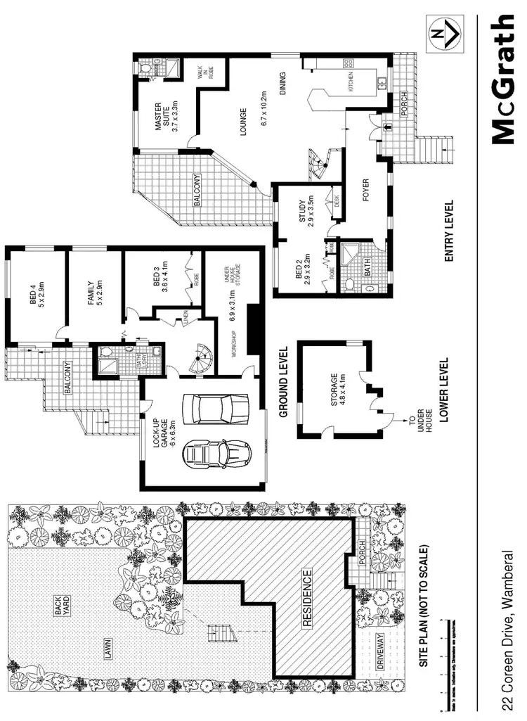 Floorplan of Homely house listing, 22 Coreen Drive, Wamberal NSW 2260