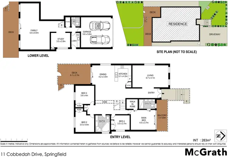 Floorplan of Homely house listing, 11 Cobbedah Drive, Springfield NSW 2250
