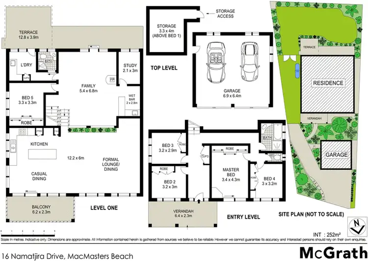Floorplan of Homely house listing, 16 Namatjira Drive, Macmasters Beach NSW 2251