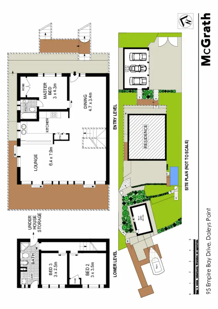 Floorplan of Homely house listing, 95 Empire Bay Drive, Daleys Point NSW 2257
