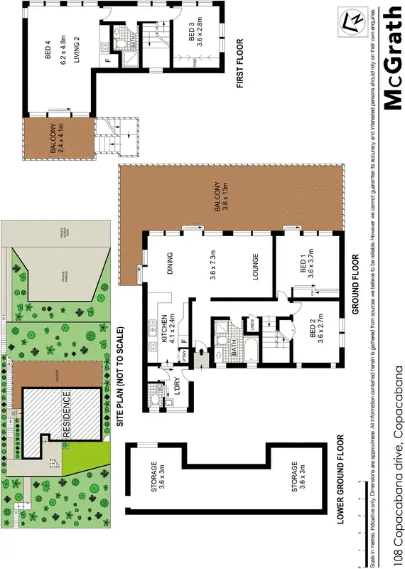 Floorplan of Homely house listing, 108 Copacabana Drive, Copacabana NSW 2251