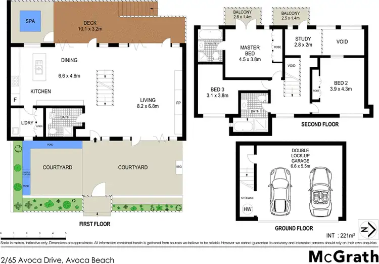 Floorplan of Homely apartment listing, 2/65 Avoca Drive, Avoca Beach NSW 2251