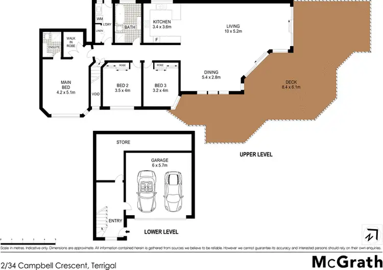 Floorplan of Homely apartment listing, 2/34 Campbell Crescent, Terrigal NSW 2260