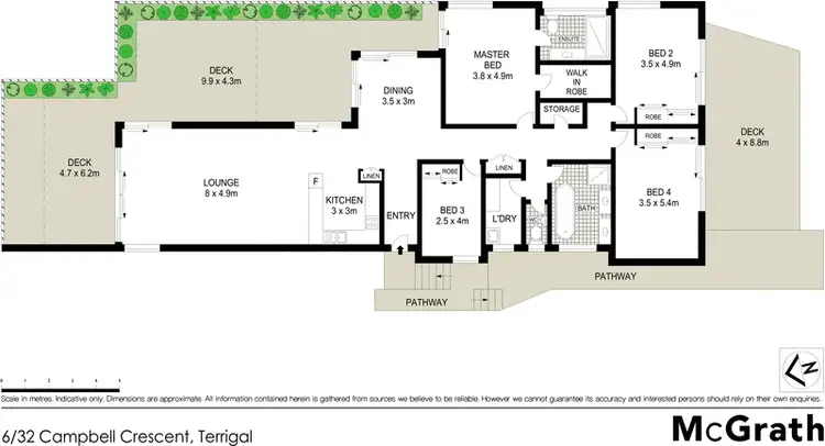 Floorplan of Homely apartment listing, 6/32 Campbell Crescent, Terrigal NSW 2260