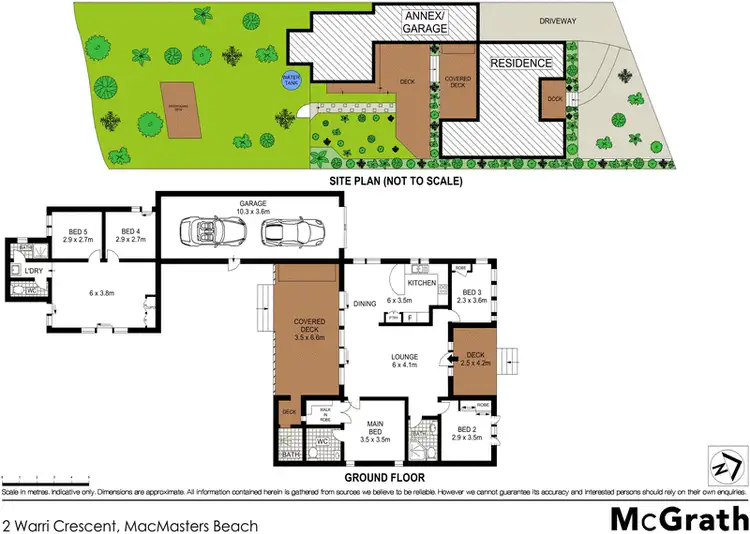 Floorplan of Homely house listing, 2 Warri Crescent, Macmasters Beach NSW 2251