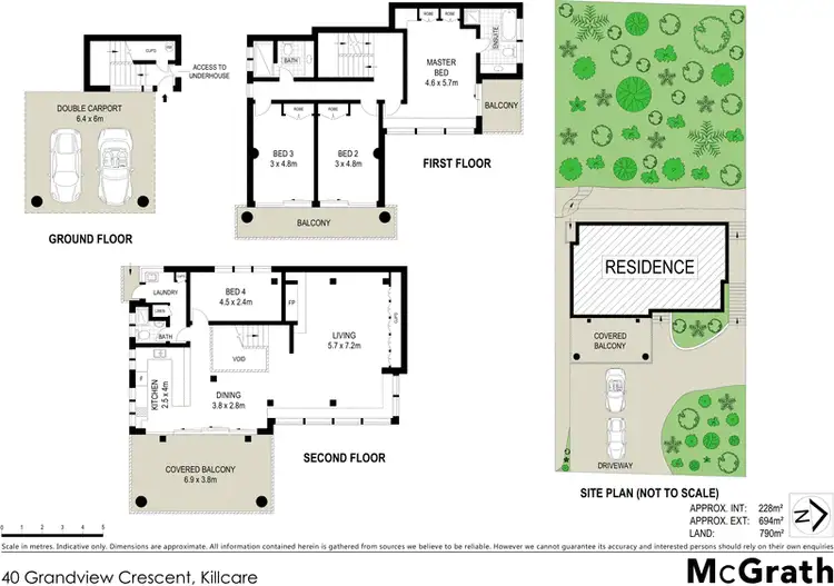 Floorplan of Homely house listing, 40 Grandview Crescent, Killcare NSW 2257