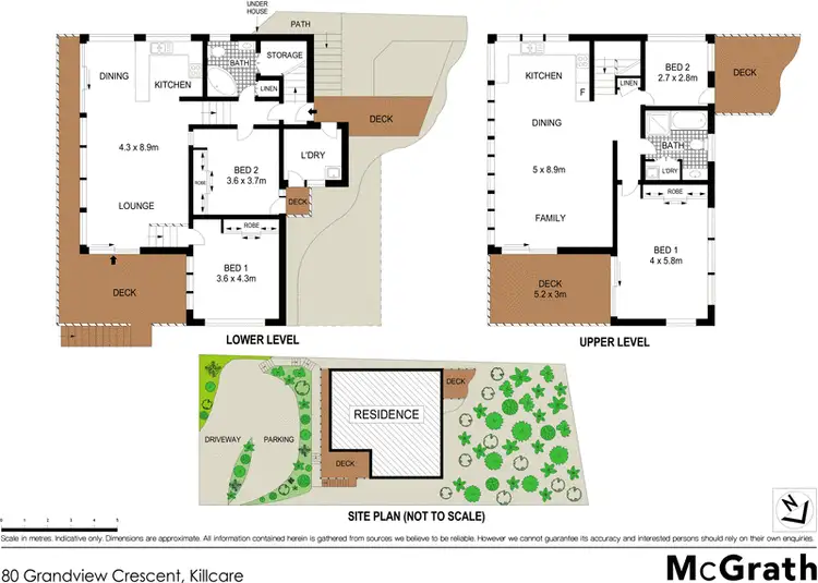 Floorplan of Homely house listing, 80 Grandview Crescent, Killcare NSW 2257