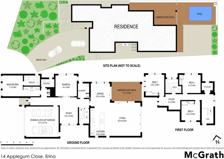 Floorplan of Homely house listing, 14 Applegum Close, Erina NSW 2250