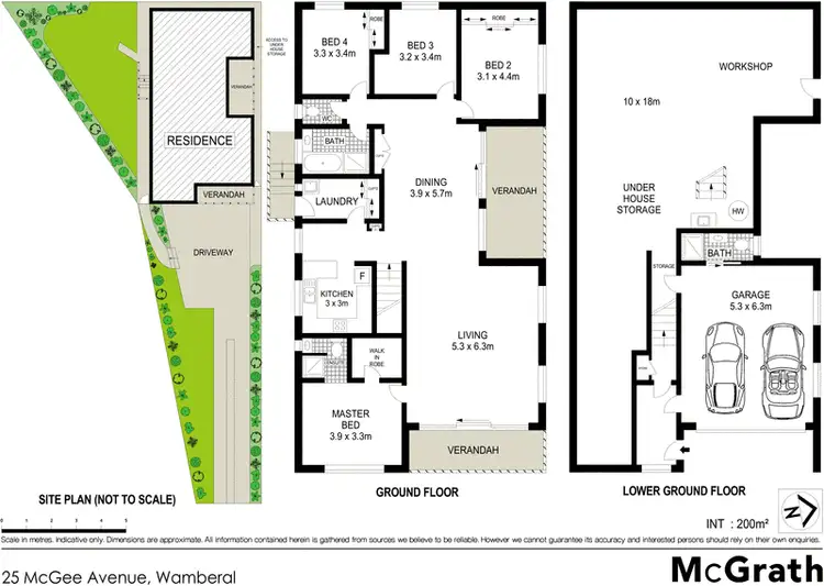 Floorplan of Homely house listing, 25 McGee Avenue, Wamberal NSW 2260