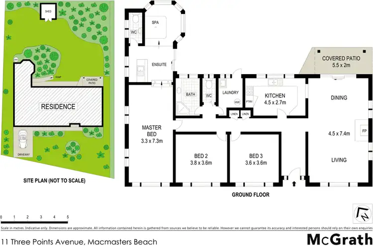 Floorplan of Homely house listing, 11 Three Points Avenue, Macmasters Beach NSW 2251